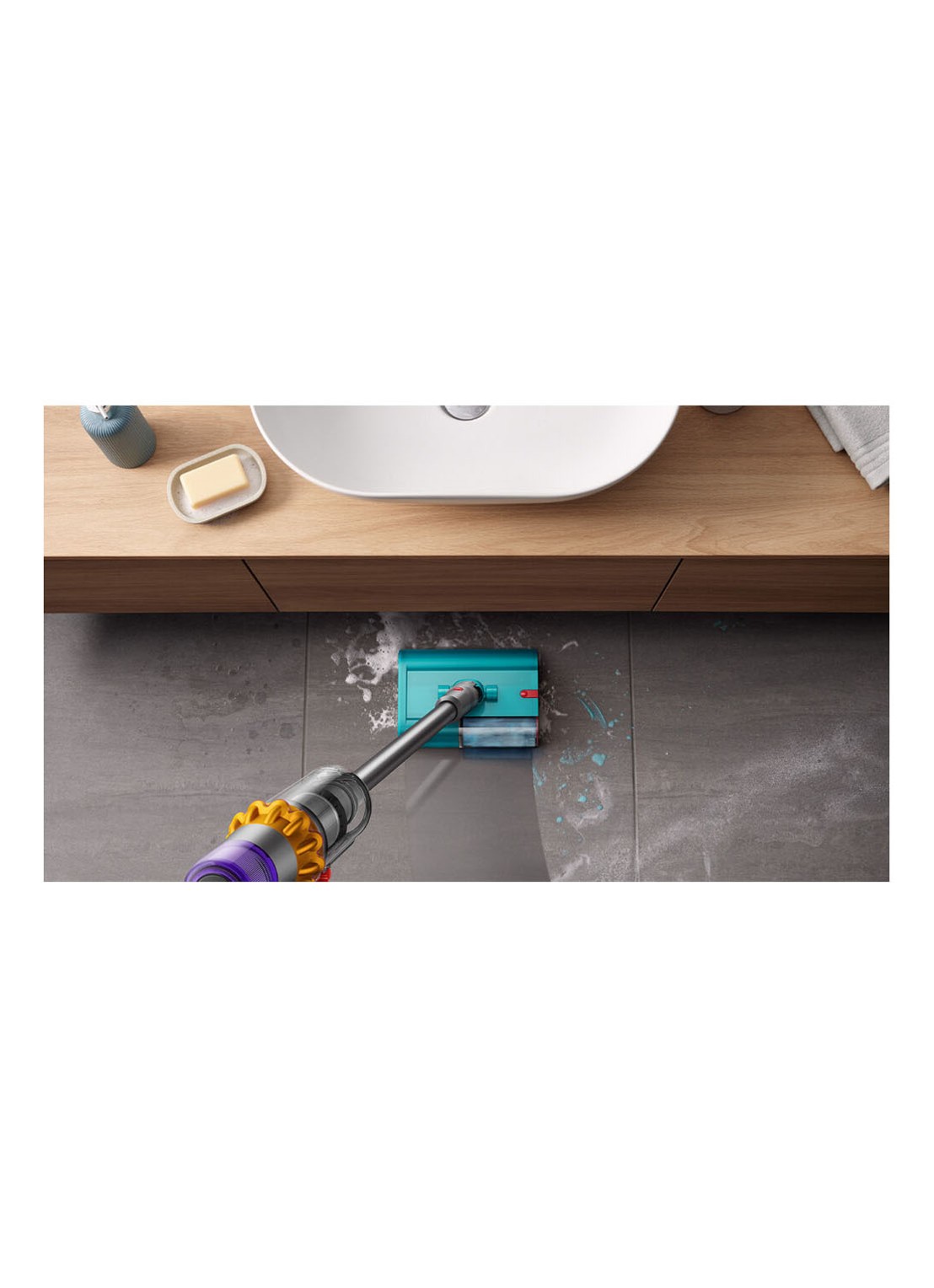Dyson V15 Detect Submarine steelstofzuiger 127,6 cm - nikkel / geel  - detail 3 undefined