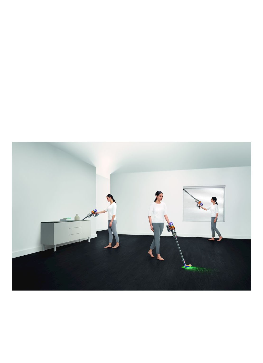 Dyson V15 Detect Total Clean steelstofzuiger - voorkant 5 antraciet