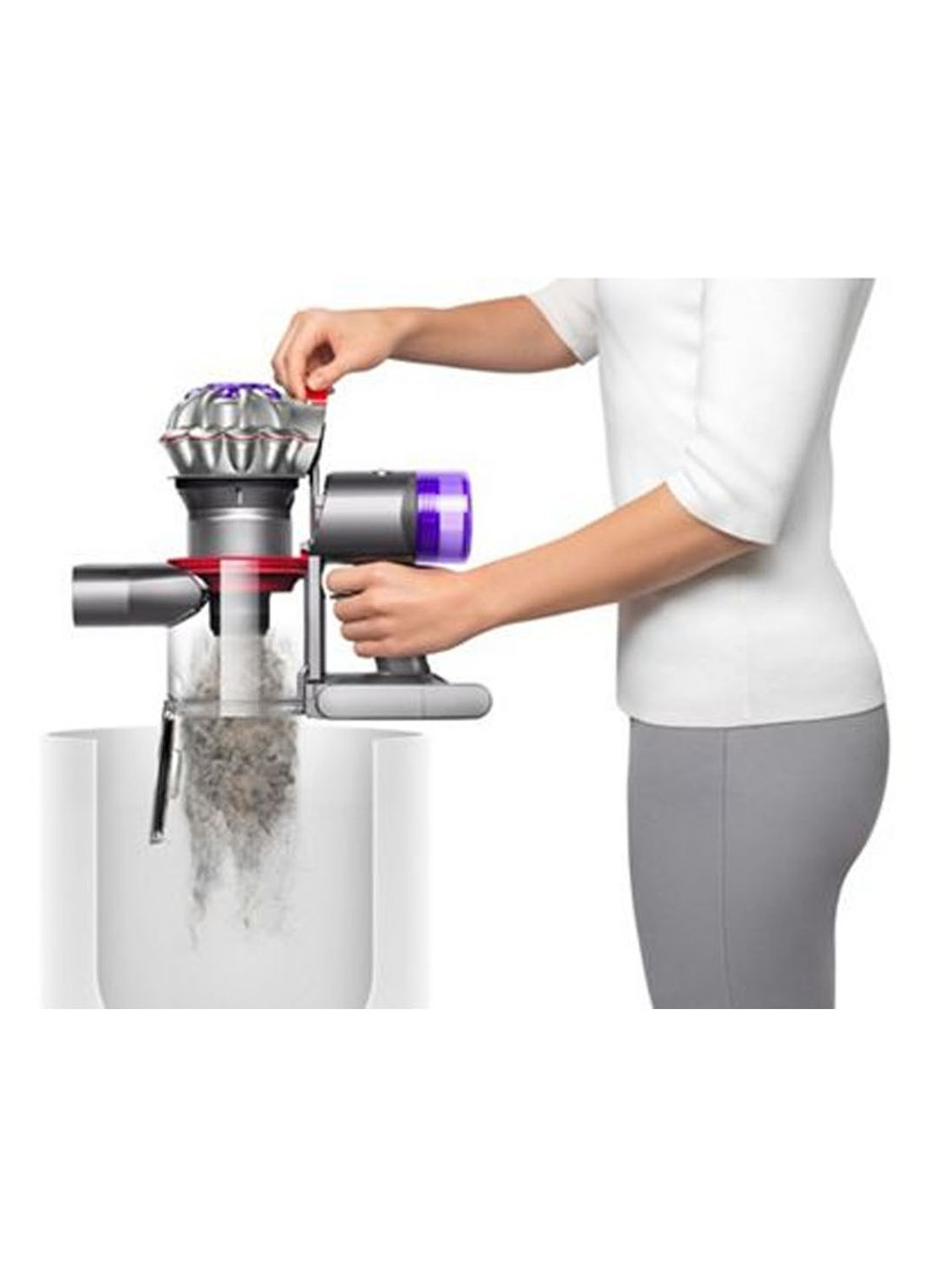 Dyson V8 Absolute (2022) - detail 2 zilver