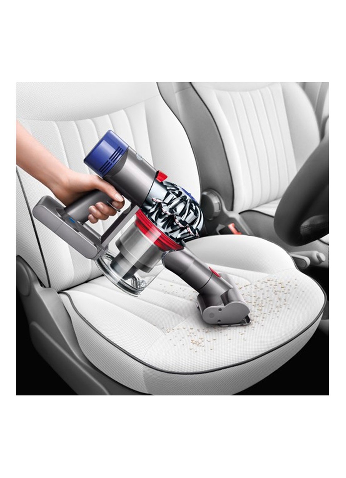 Dyson V8 Absolute snoerloze steelstofzuiger 124 cm - geel - detail 5 geel