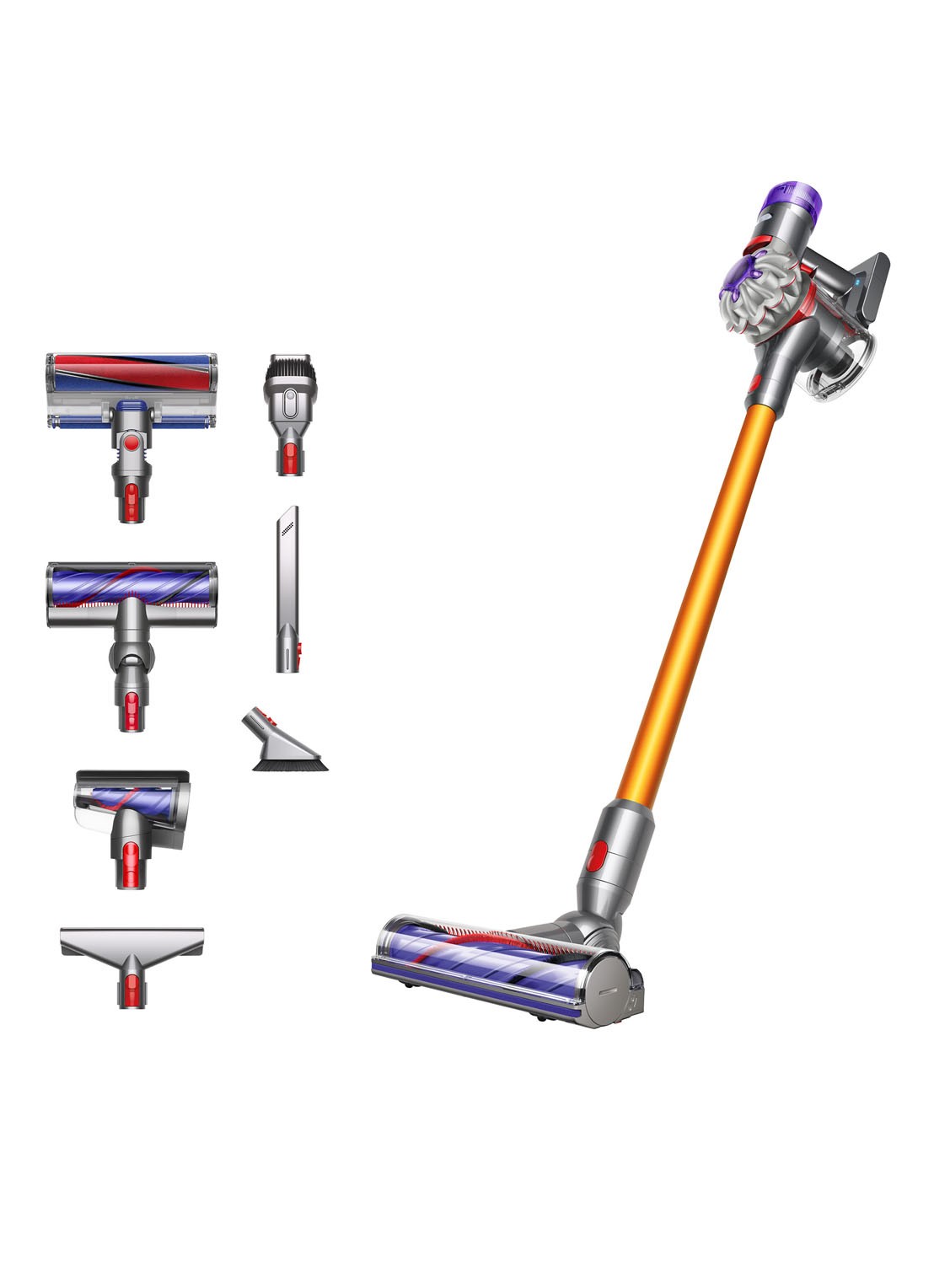 Dyson V8 Absolute steelstofzuiger - voorkant antraciet