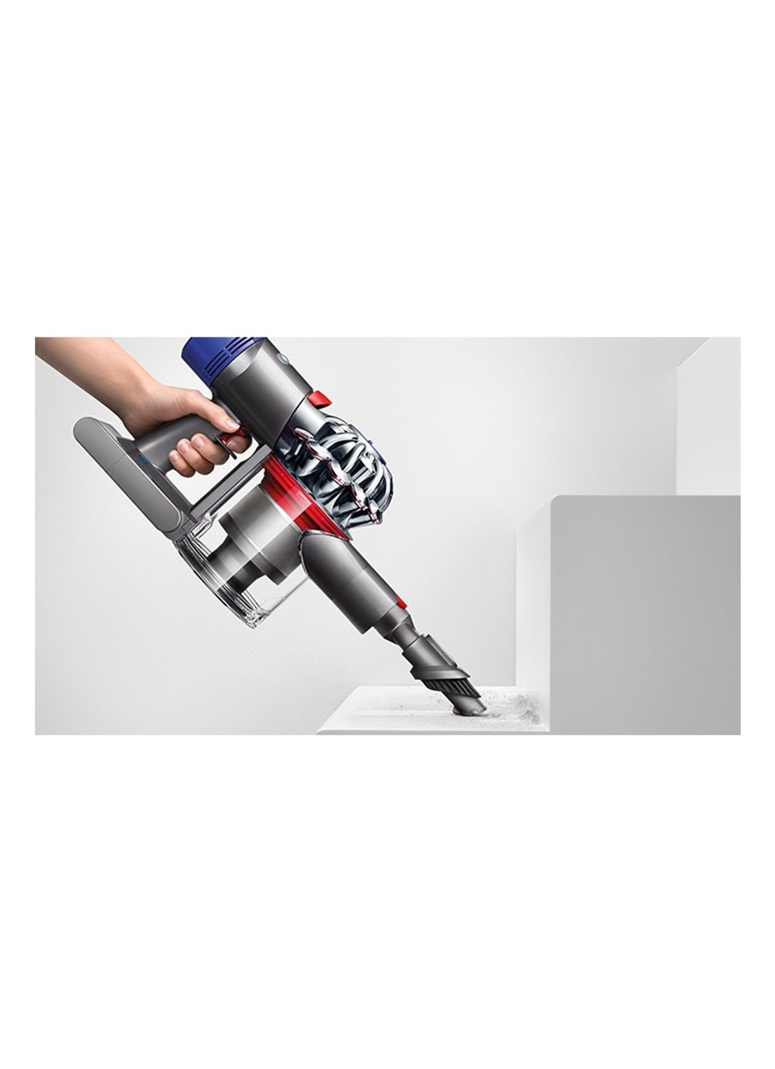 Dyson V8 Parquet snoerloze steelstofzuiger 124 cm - nikkel - detail 2 donkergrijs