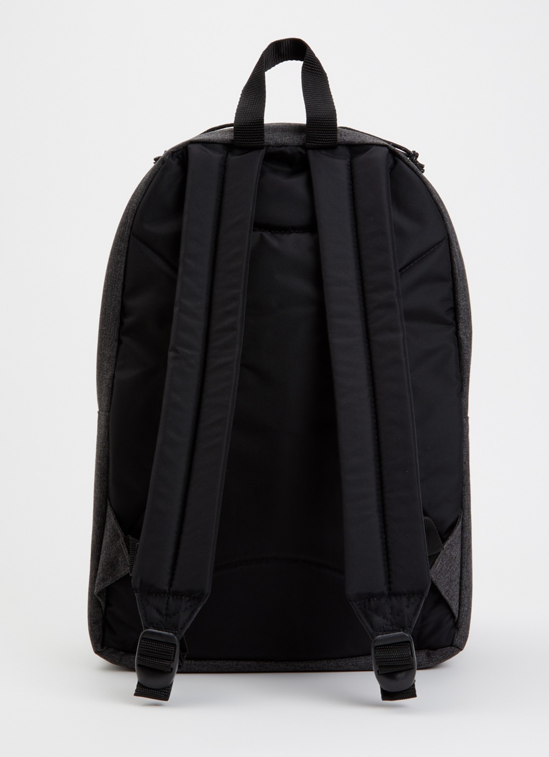 Eastpak Back to Work rugzak met 13 inch laptopvak - achterkant 3 donkergrijs