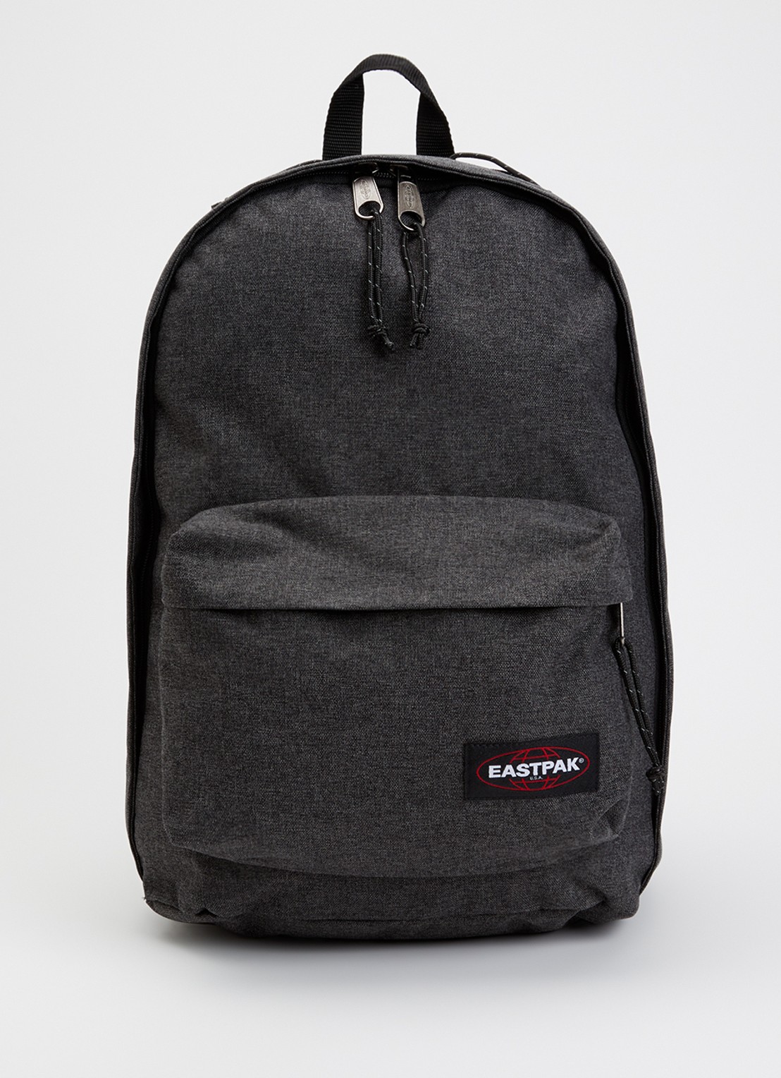 Eastpak Back to Work rugzak met 13 inch laptopvak - voorkant donkergrijs
