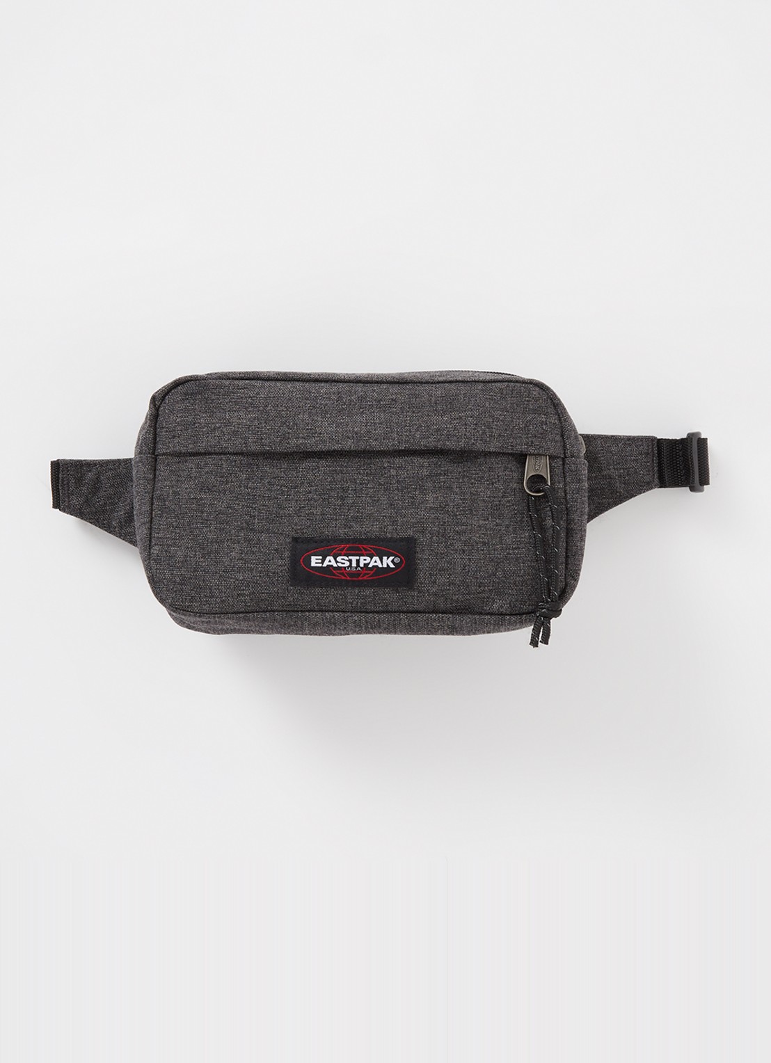 Eastpak Bouncer heuptas met logo - voorkant antraciet