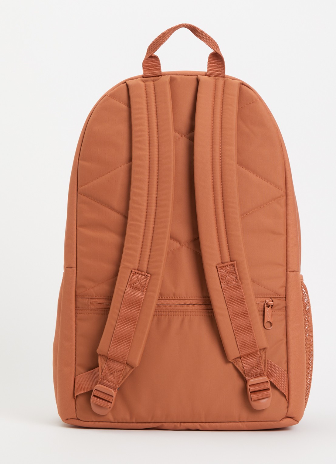 Eastpak DBL office rugzak met 17 inch laptopvak  - achterkant roestbruin
