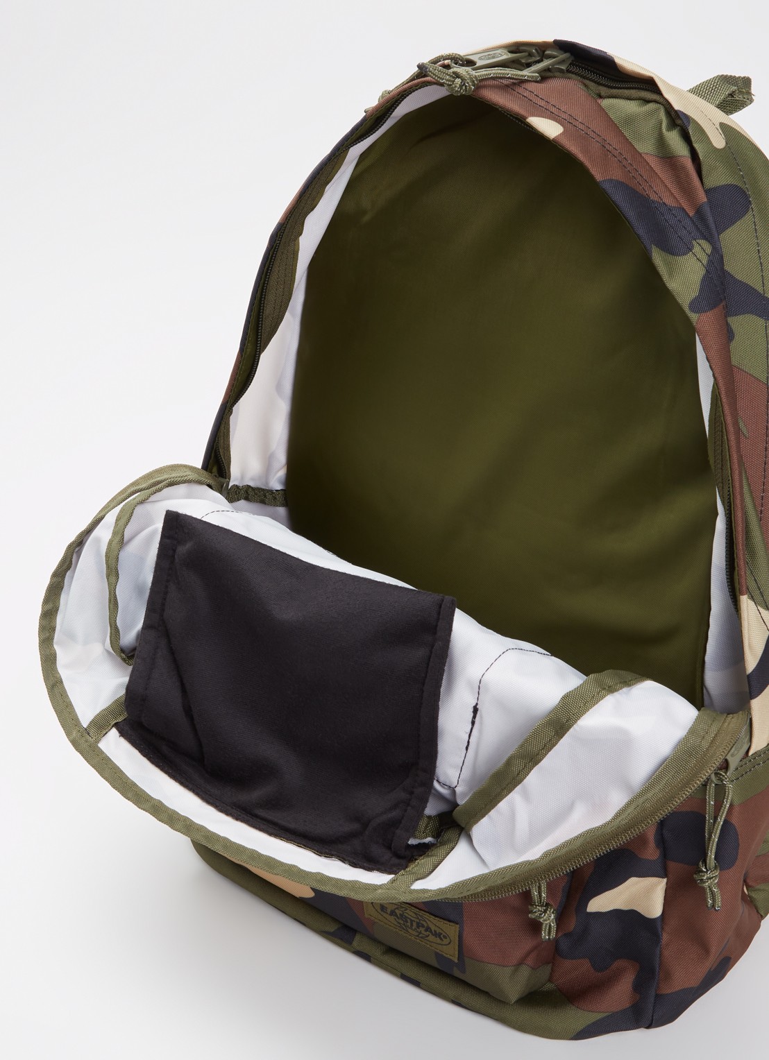 Eastpak Double Office rugzak met 16 inch laptopvak - detail 2 legergroen