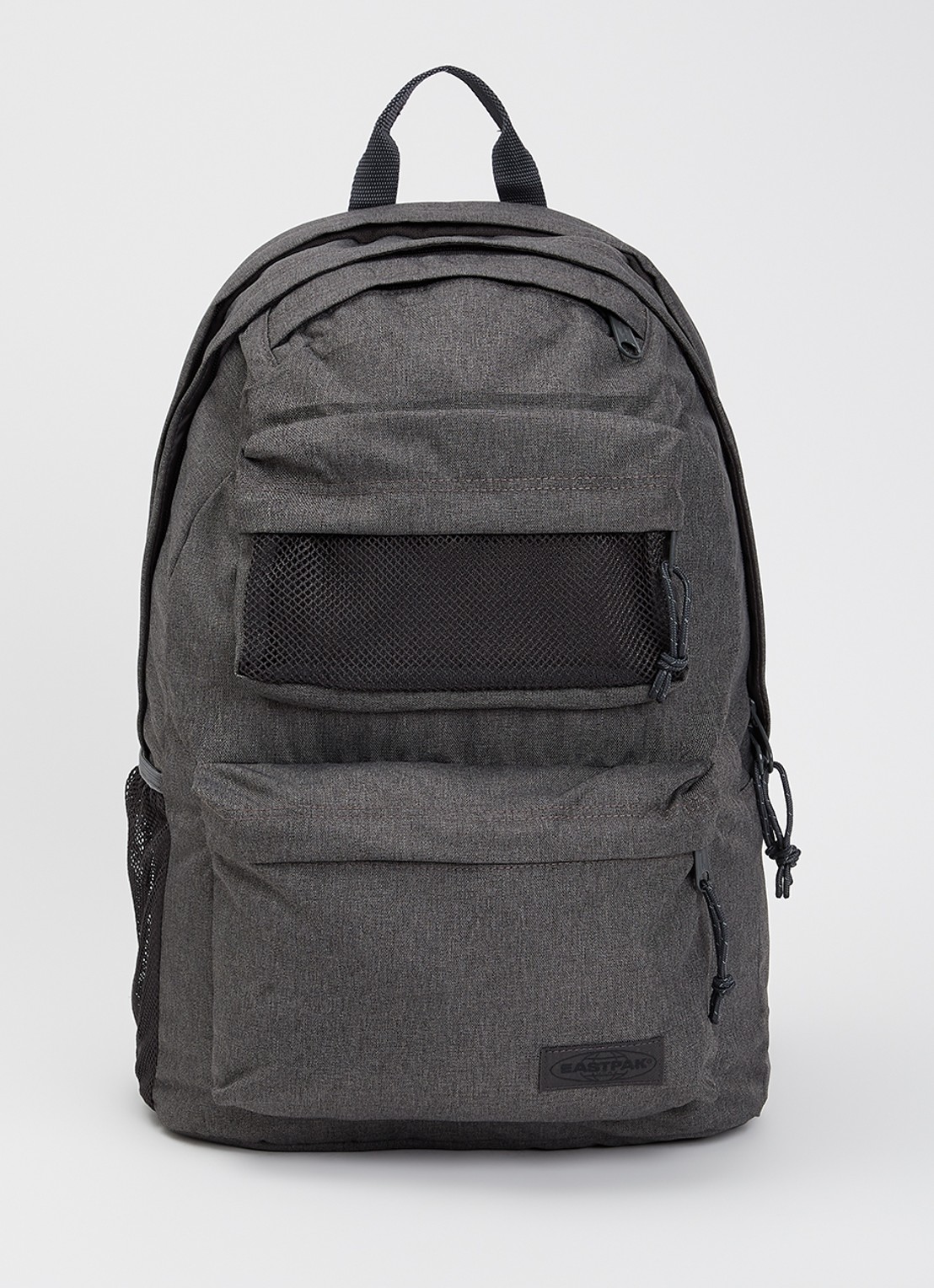Eastpak Double Office rugzak met 17 inch laptopvak - voorkant 2 donkergrijs
