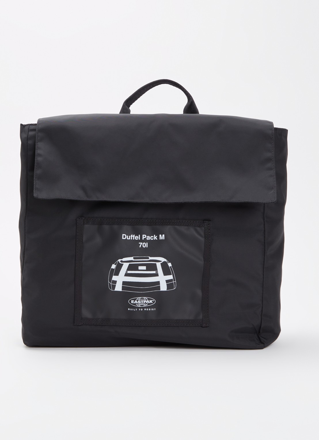 Eastpak Duffel Pack M weekendtas met waterafstotende coating - detail 2 zwart