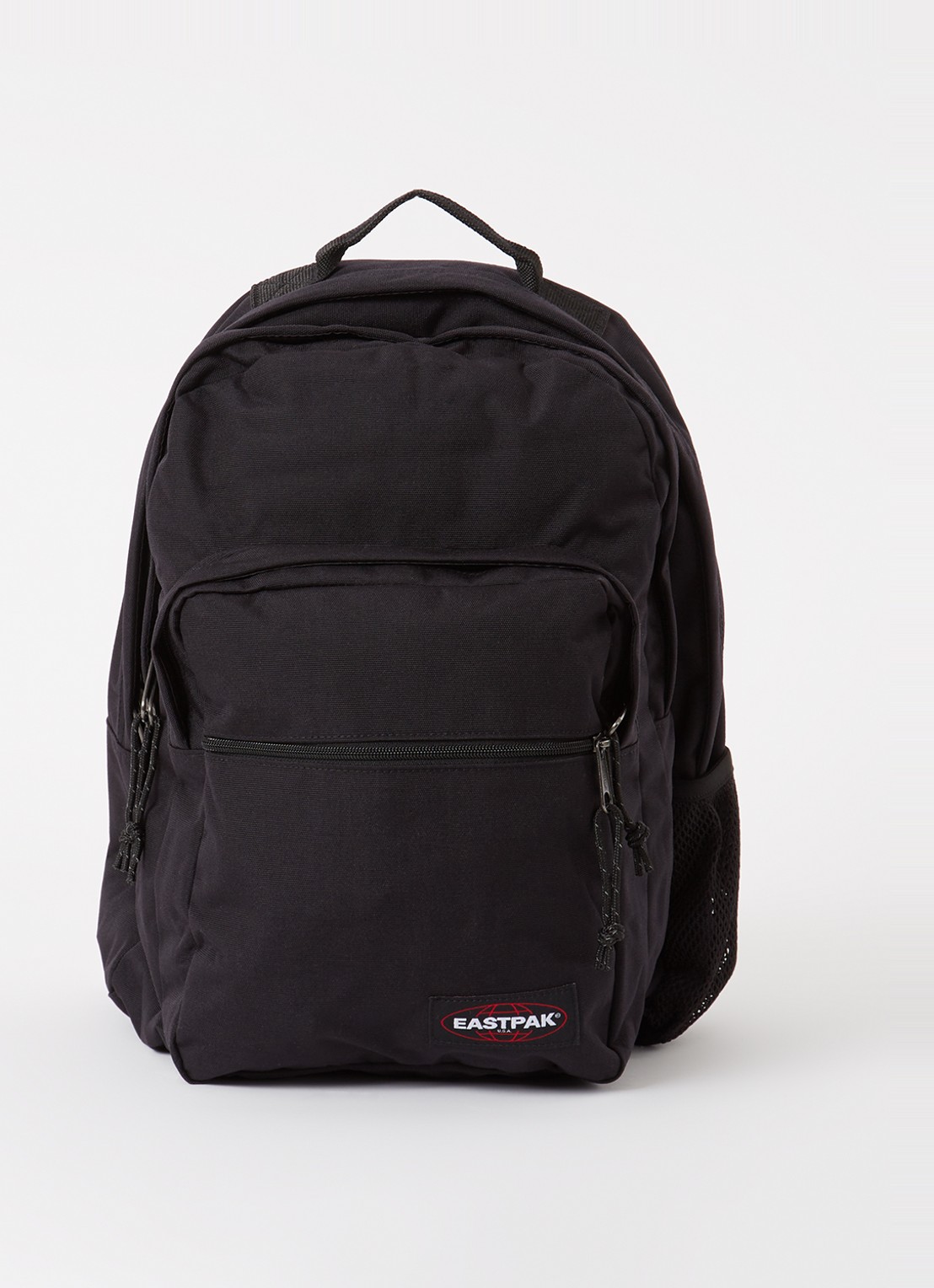 Eastpak Morius rugzak met 15 inch laptopvak - voorkant 2 zwart