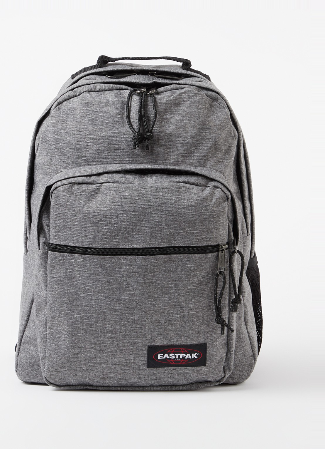 Eastpak Morius rugzak met 15 inch laptopvak - voorkant 2 grijs