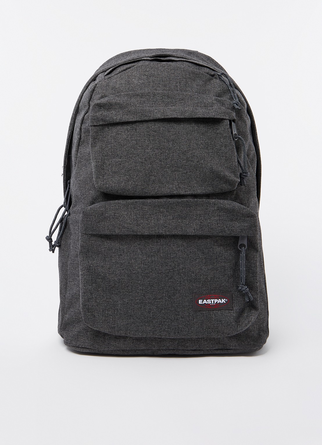 Eastpak Padded Double rugzak met 13 inch laptopvak - voorkant 3 grijsmele