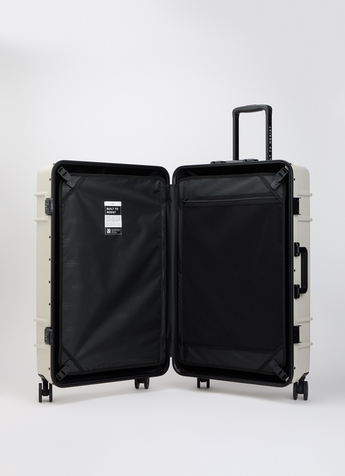 Eastpak Resist'R Case L spinner 78 cm - voorkant 2 zand