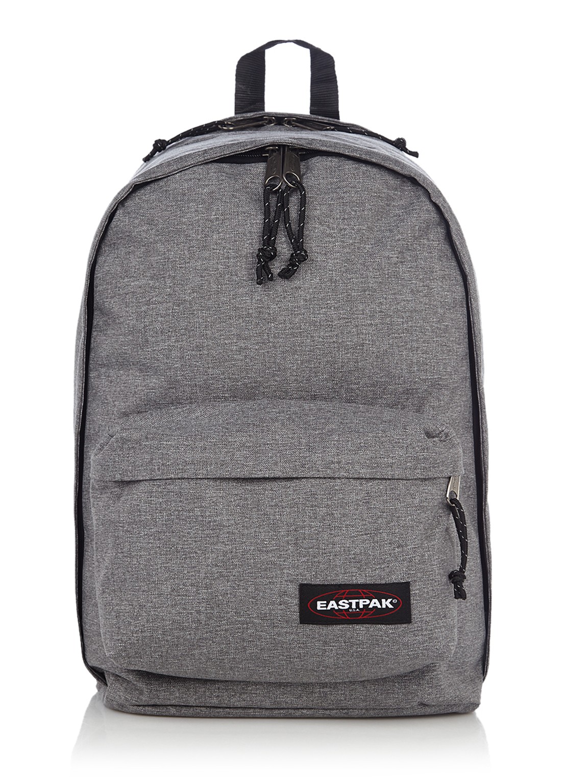 Eastpak Rugzak met 14 inch laptopvak - voorkant grijsmele