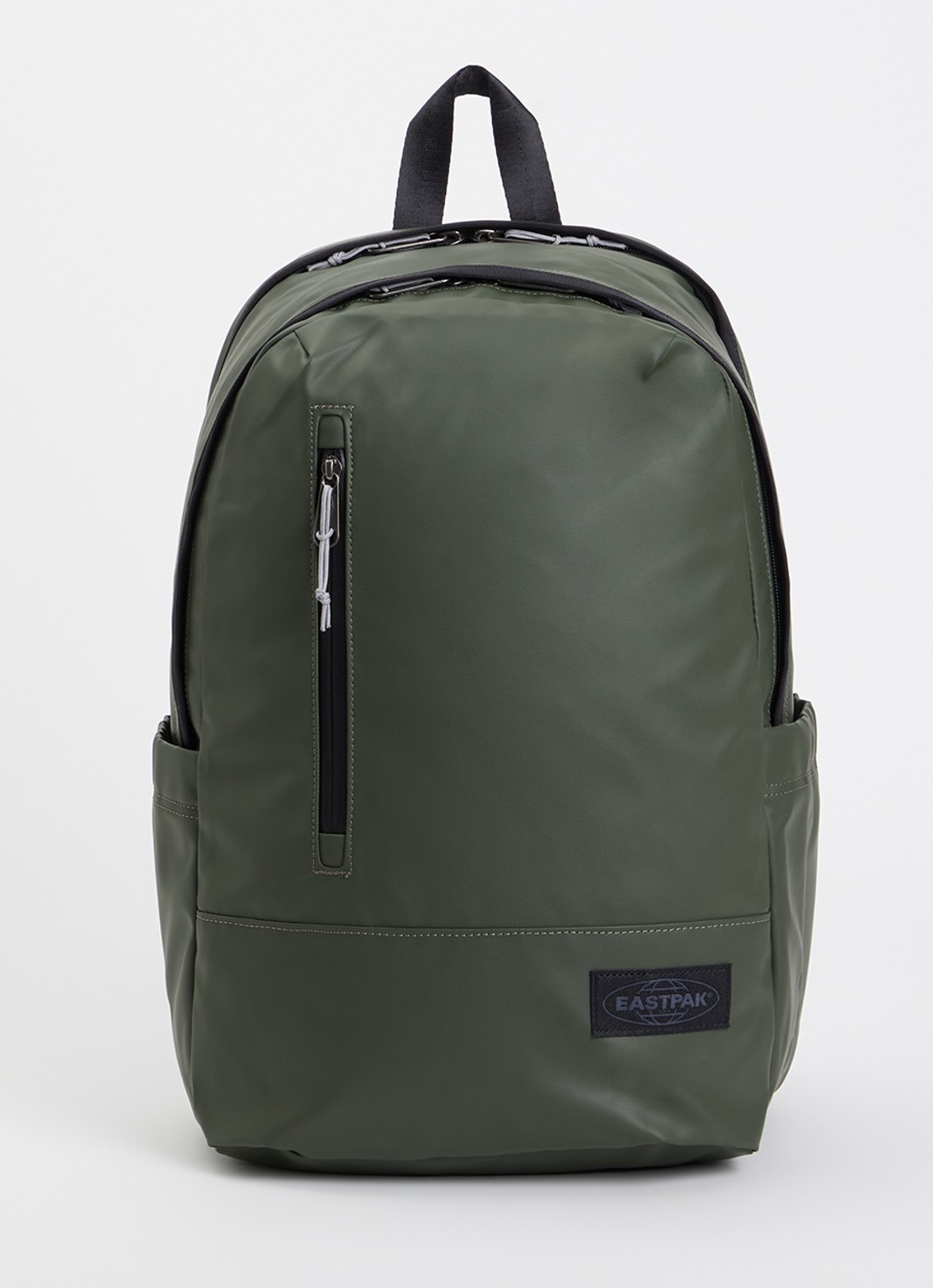 Eastpak Tarp Pack rugzak met 16 inch laptopvak en waterafstotende coating  - voorkant legergroen