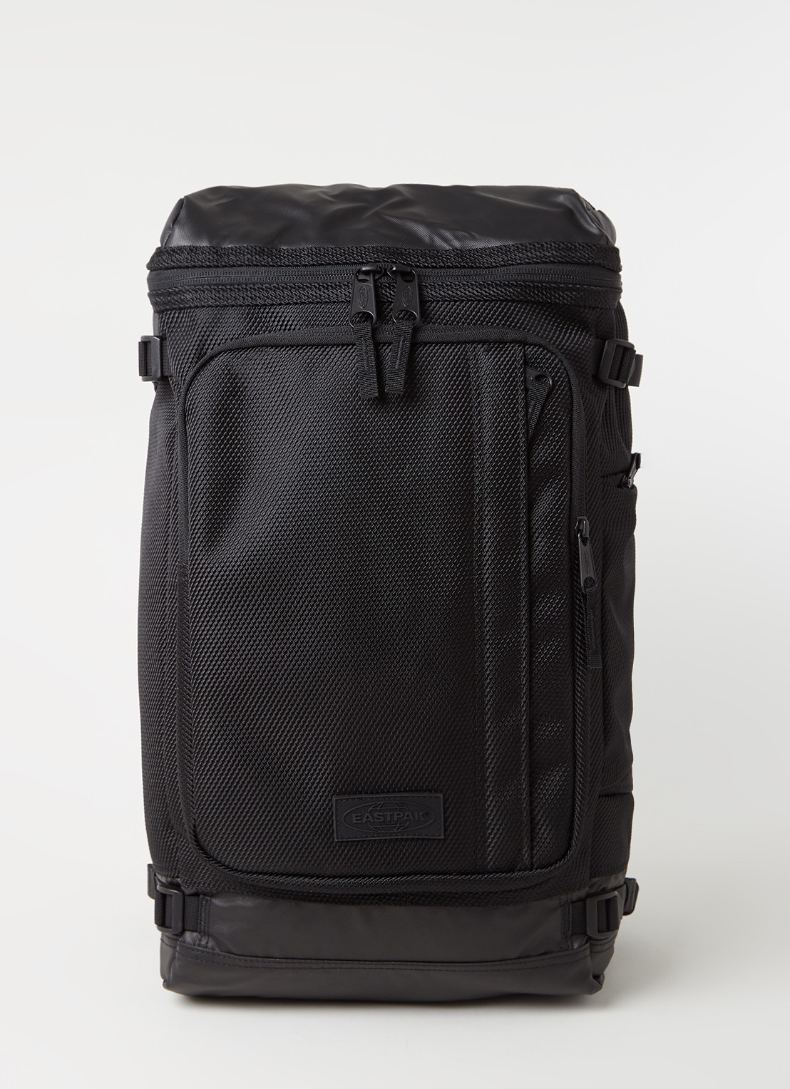 Eastpak Tecum Top rugzak met 15 inch laptopvak - voorkant 3 zwart