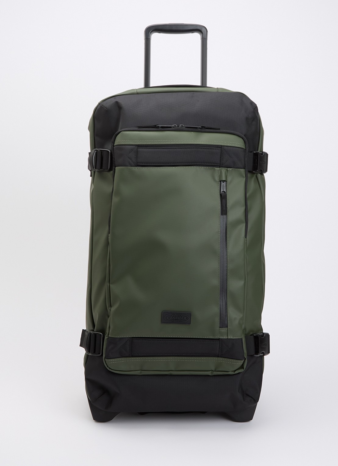 Eastpak Tranverz Cnnct trolley 67 cm - voorkant bronsgroen