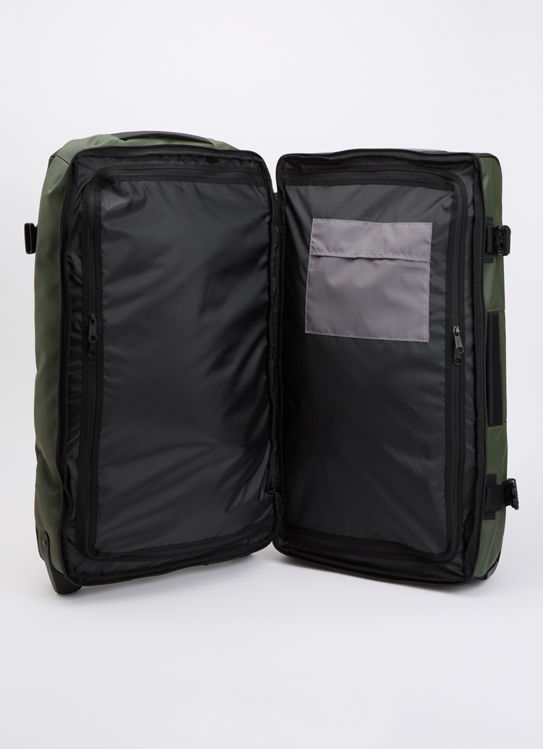 Eastpak Tranverz Cnnct trolley 67 cm - voorkant 2 bronsgroen