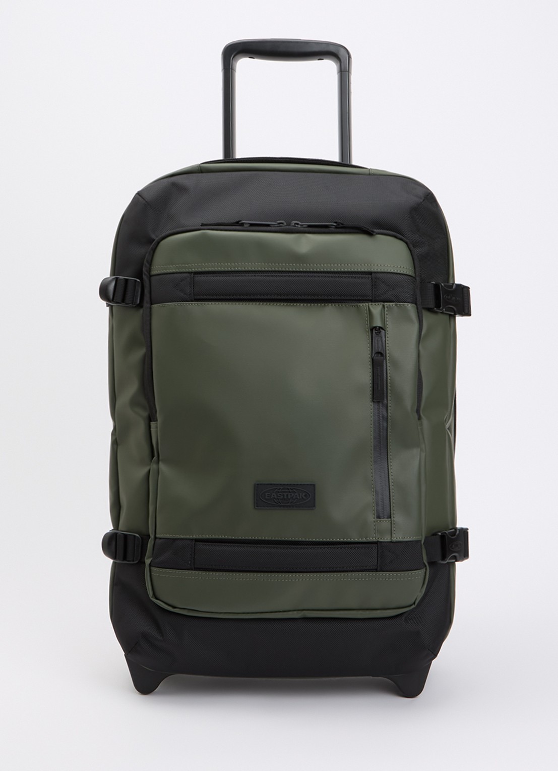 Eastpak Traverz Cnnct S trolley 51 cm - voorkant bronsgroen