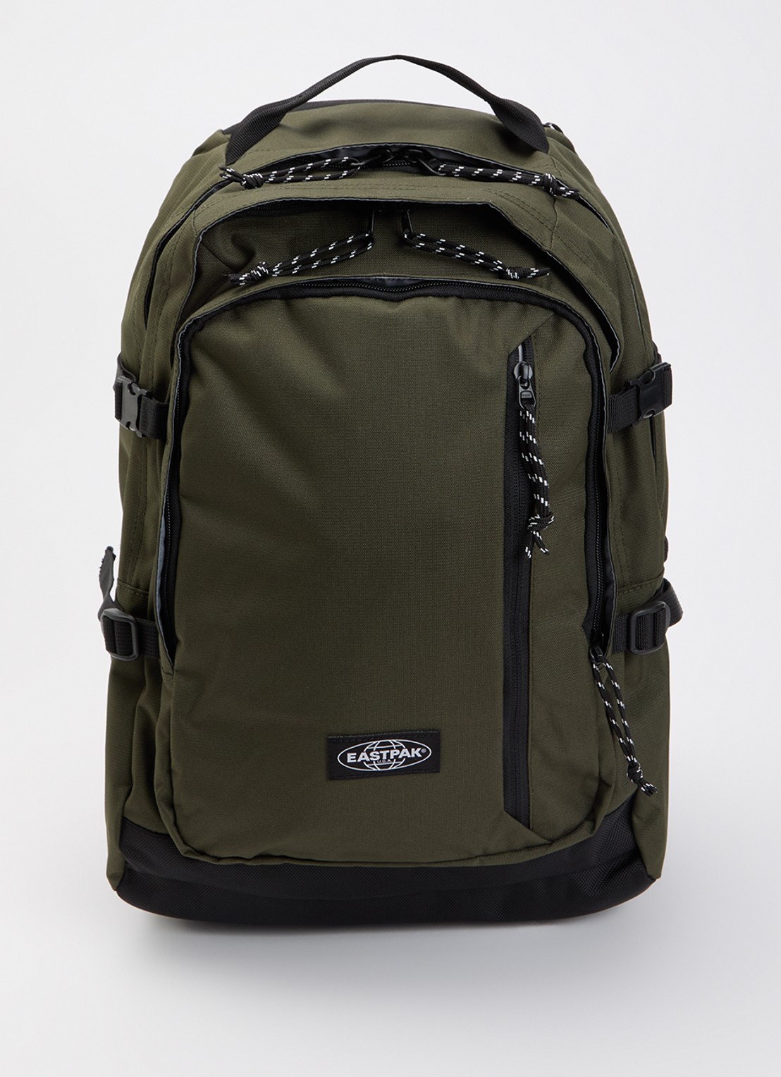 Eastpak Volker Pro rugzak met 16 inch laptopvak   - voorkant 2 bronsgroen
