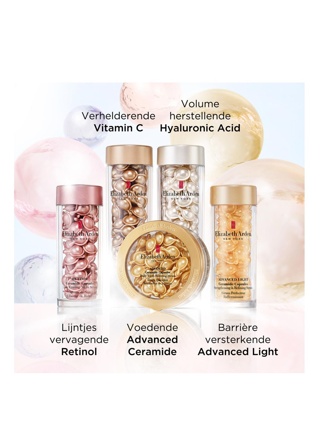 Elizabeth Arden Hyaluronic Acid Ceramide Capsules - anti-aging serum capsules - detail 5 undefined