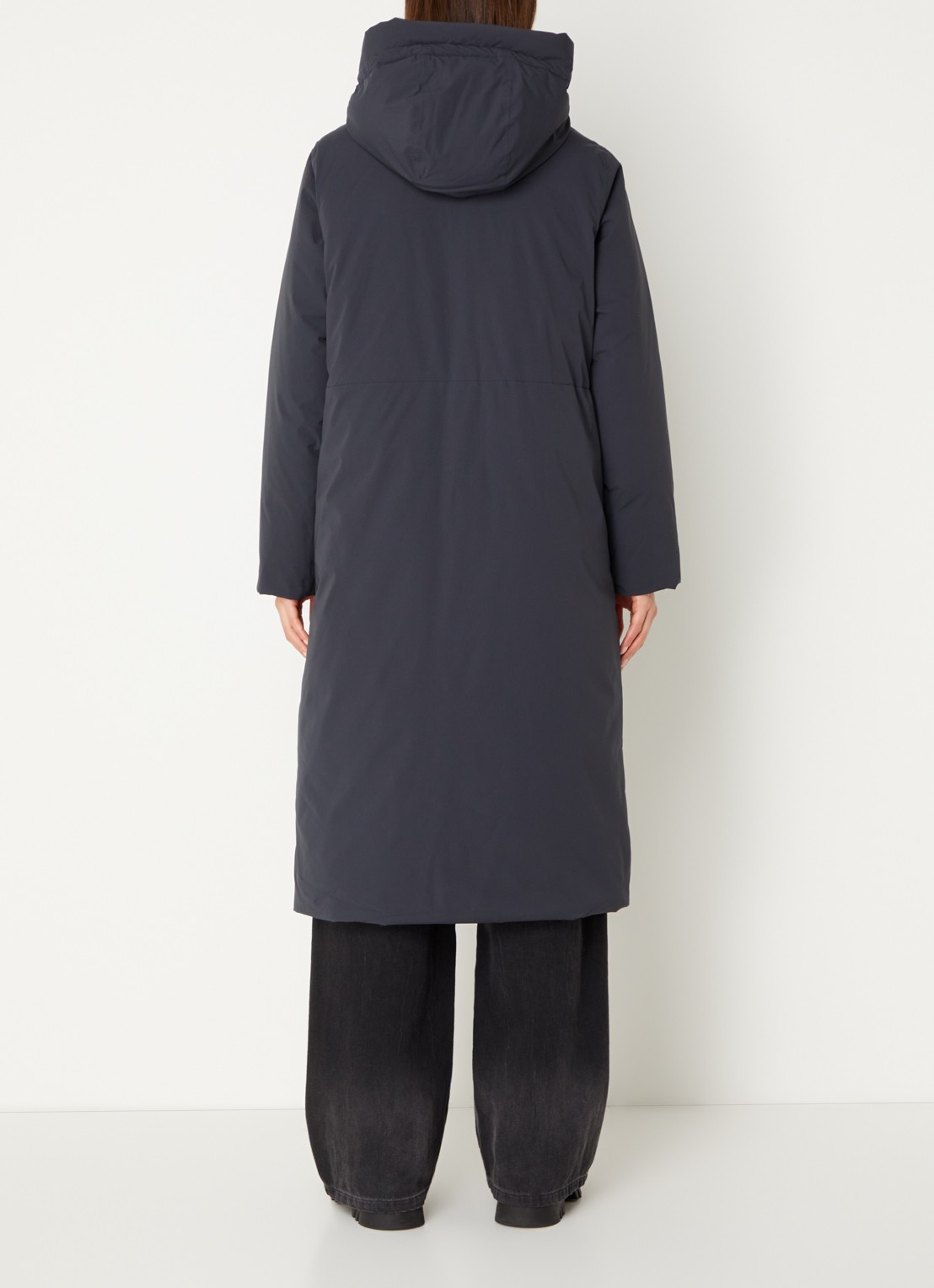 Elvine  Naila gewatteerde parka met capuchon - achterkant 3 donkergrijs