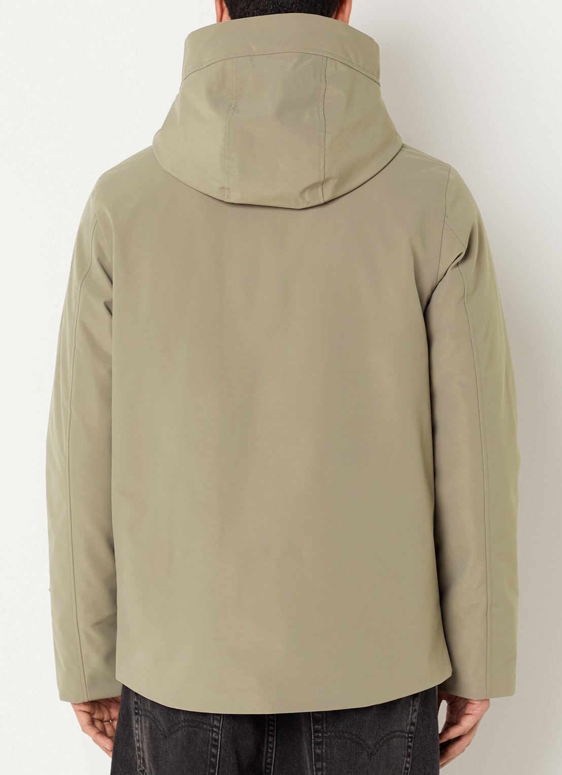 Elvine Nouha gewatteerde parka met capuchon - achterkant 3 groen