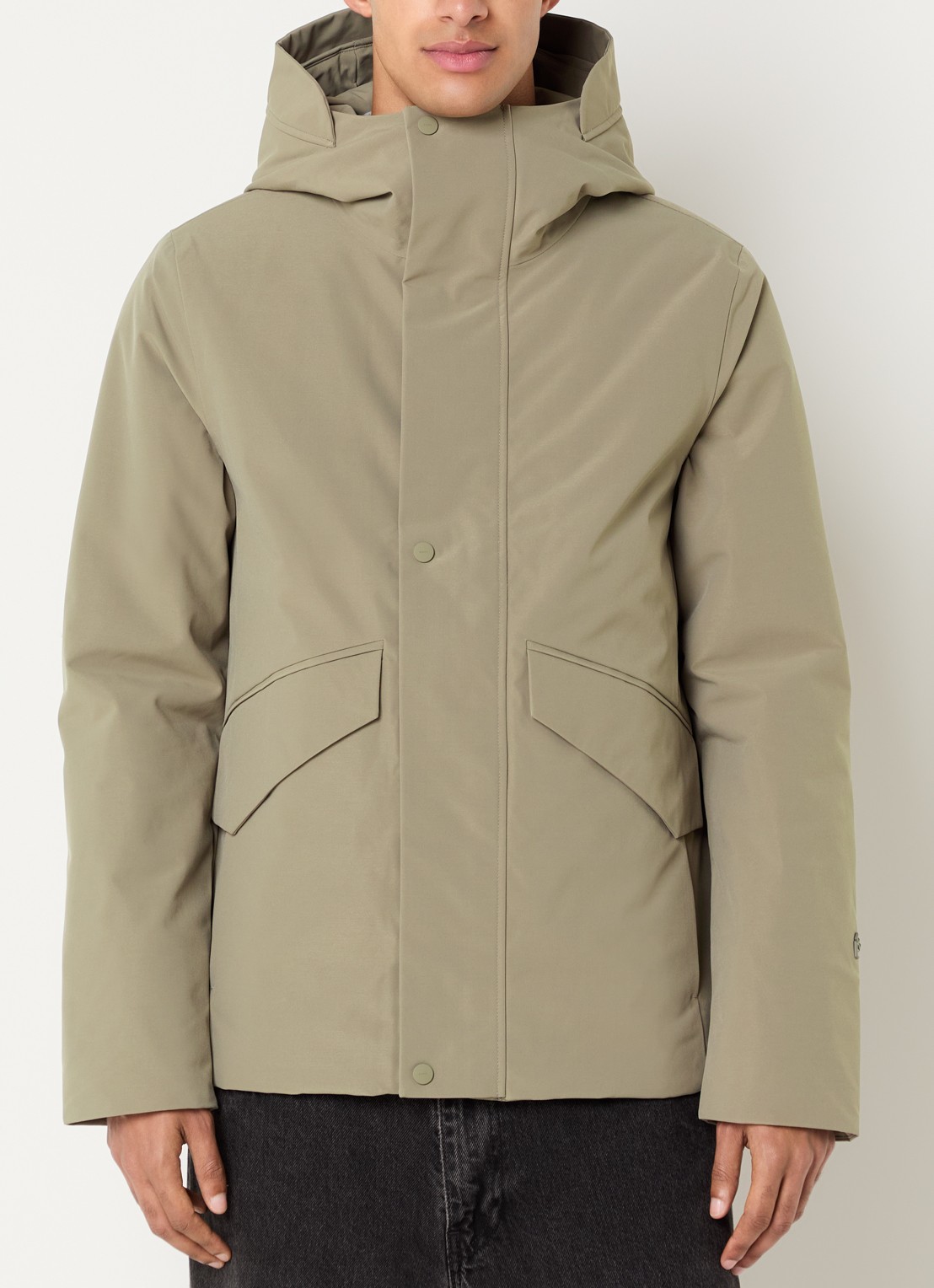 Elvine Nouha gewatteerde parka met capuchon - detail 4 groen