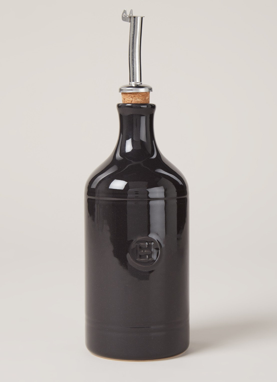 Emile Henry Oliefles 45 cl - voorkant 3 zwart