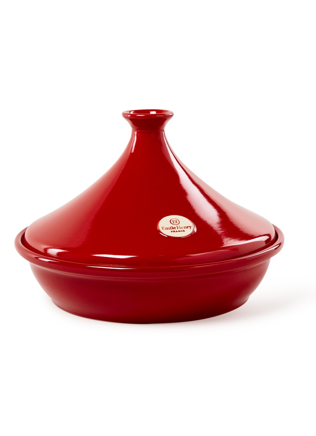 Emile Henry Tajine Grand Cru Ø32 cm - voorkant rood