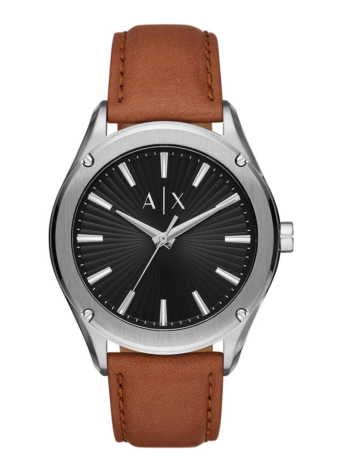 Emporio Armani Horloge AX2808 - voorkant 4 bruin