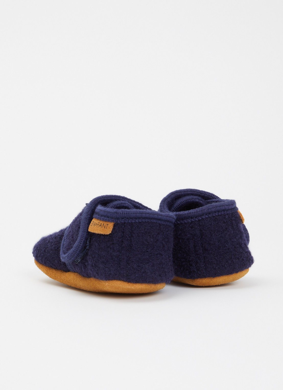 EN FANT Babyslofje van wol - achterkant donkerblauw