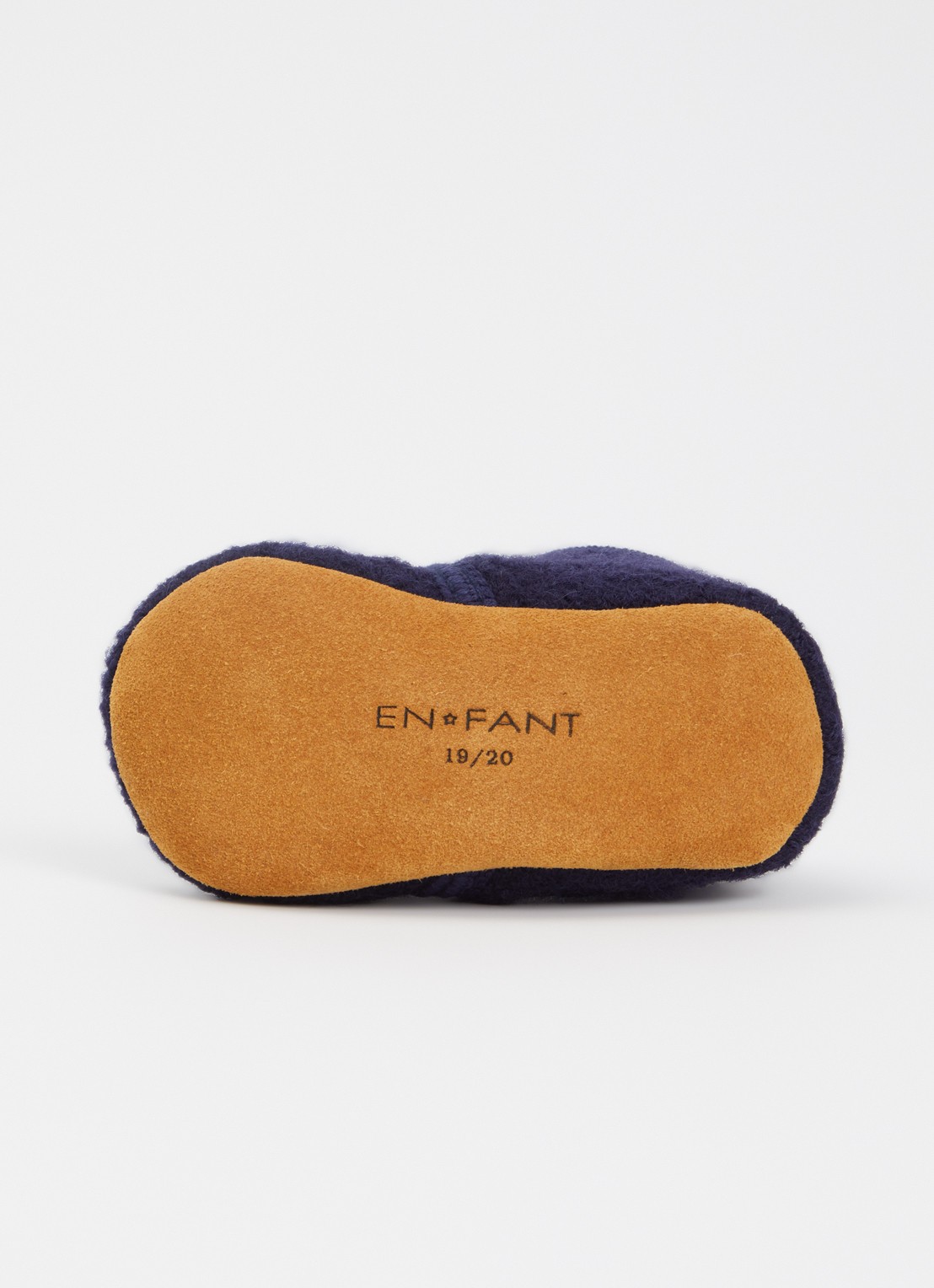 EN FANT Babyslofje van wol - detail 2 donkerblauw