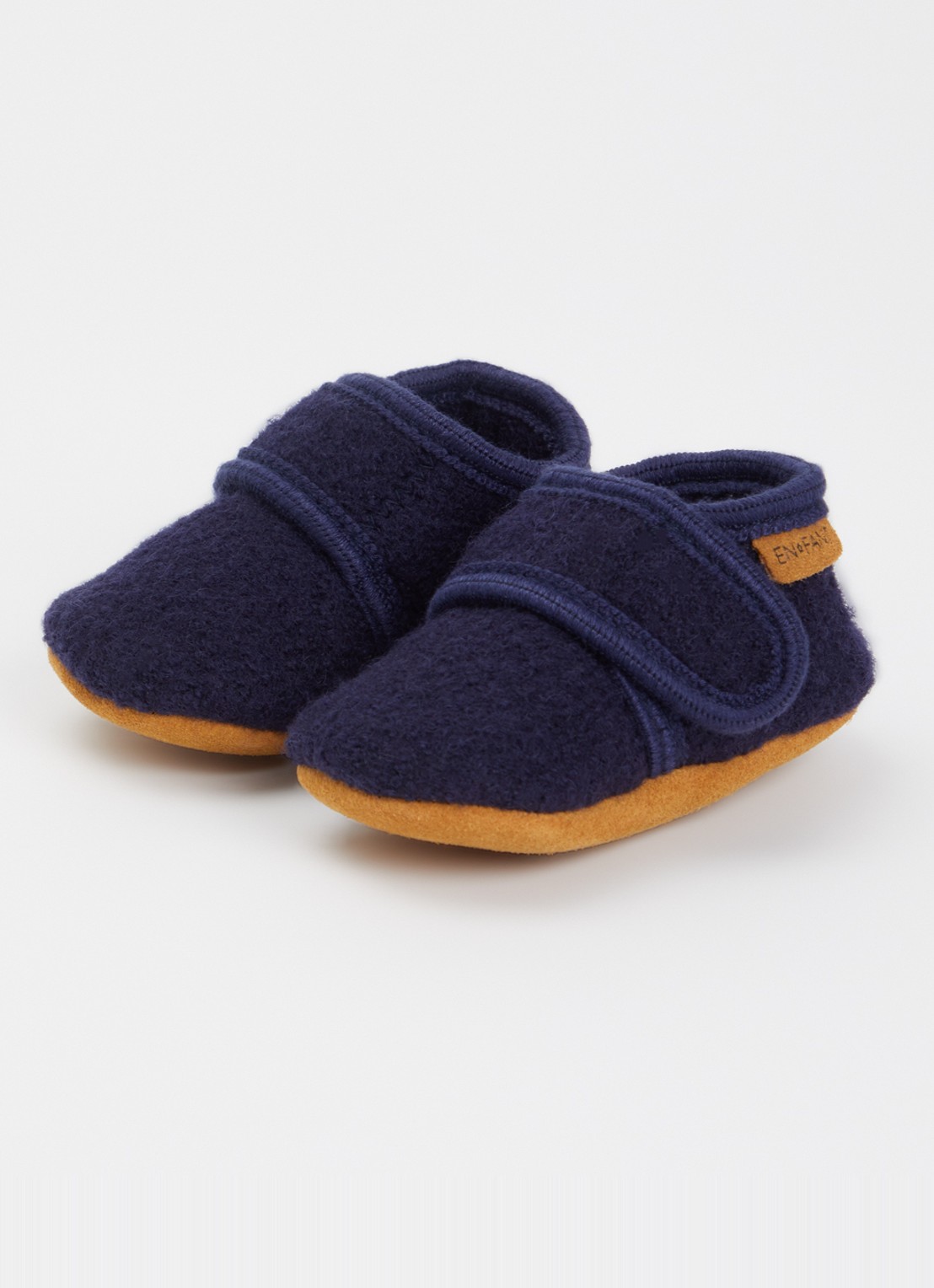 EN FANT Babyslofje van wol - voorkant 4 donkerblauw