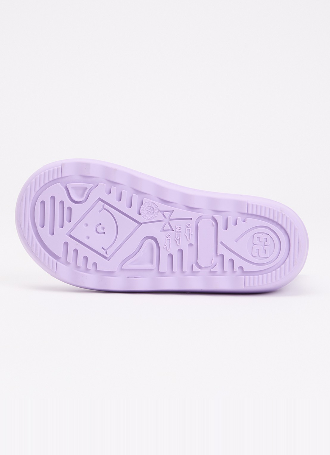 EN FANT Regenlaars met logo - detail lila
