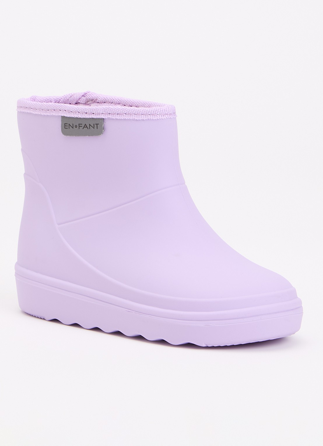 EN FANT Regenlaars met logo - voorkant 3 lila