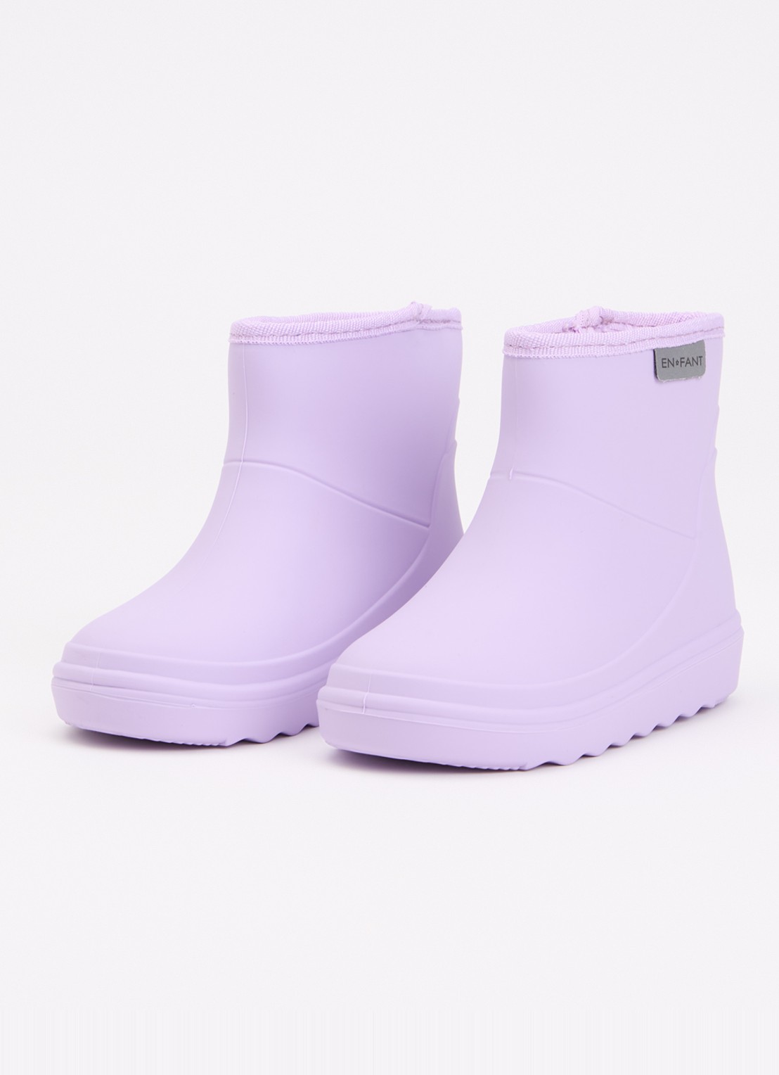 EN FANT Regenlaars met logo - voorkant 4 lila