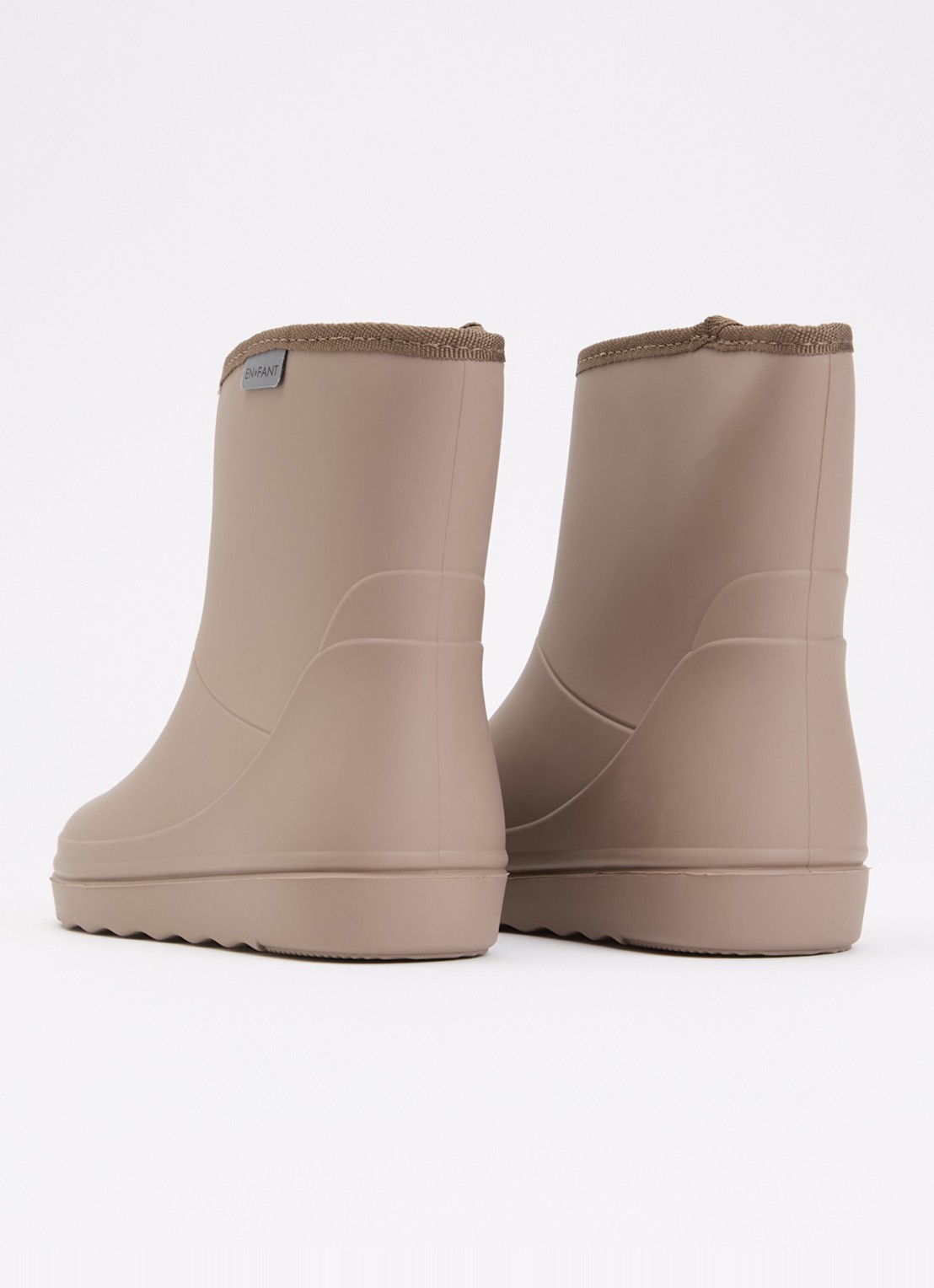EN FANT Regenlaars met logo - achterkant 7 donkerbeige