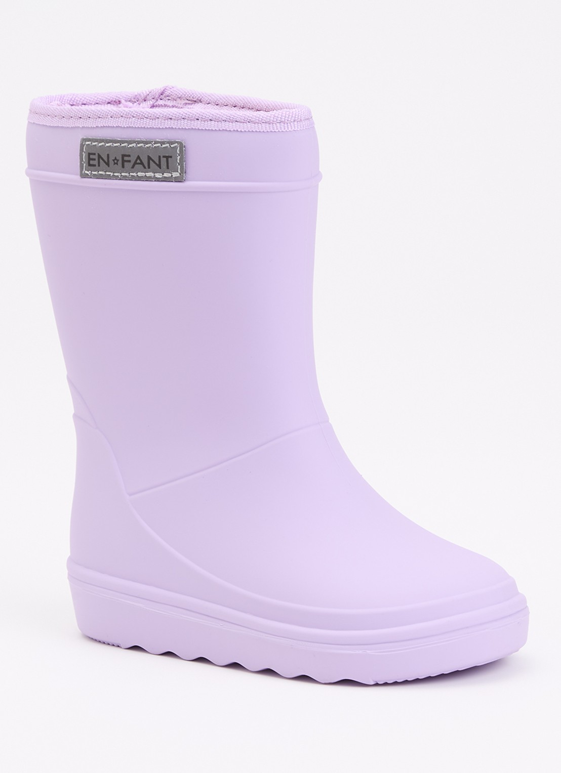 EN FANT Regenlaars met logo - voorkant 3 lila