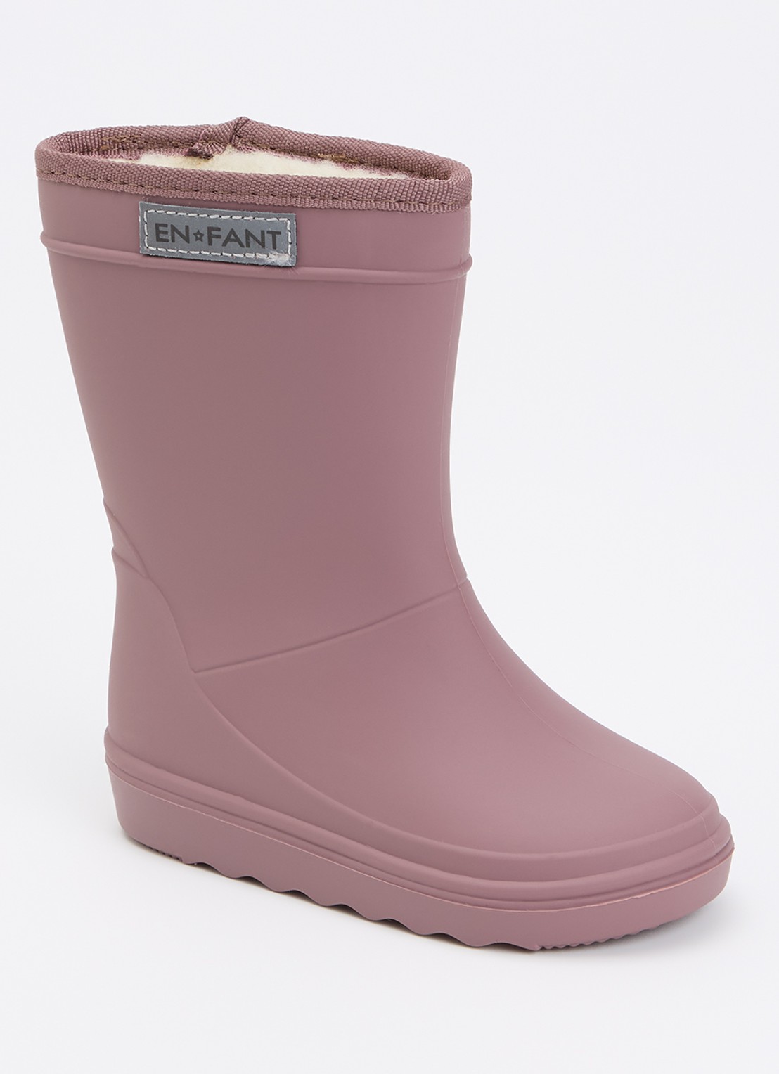 EN FANT Regenlaars met logo - voorkant 3 oudroze