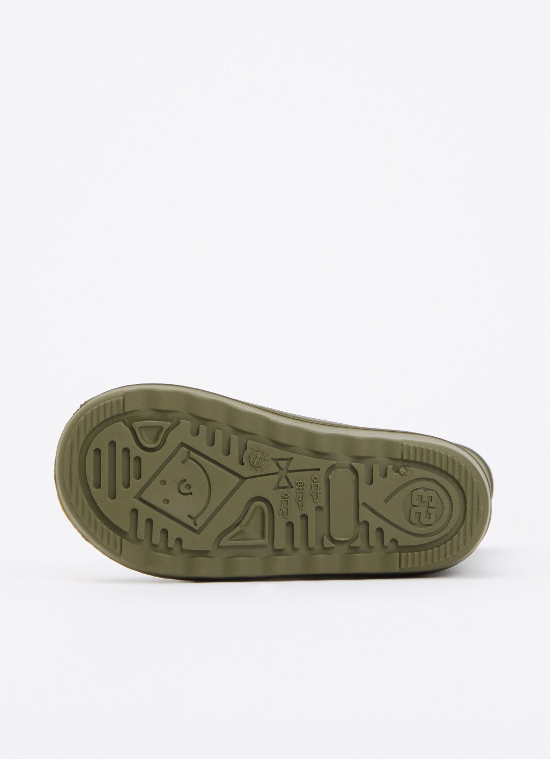 EN FANT Regenlaars met logo - detail legergroen