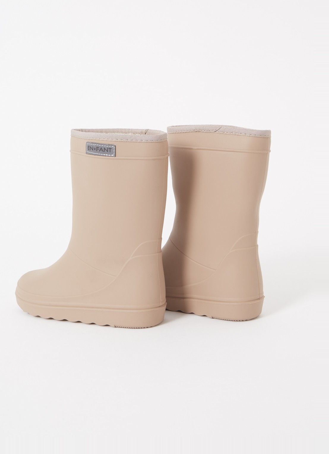 EN FANT Regenlaars met logo - detail 2 beige