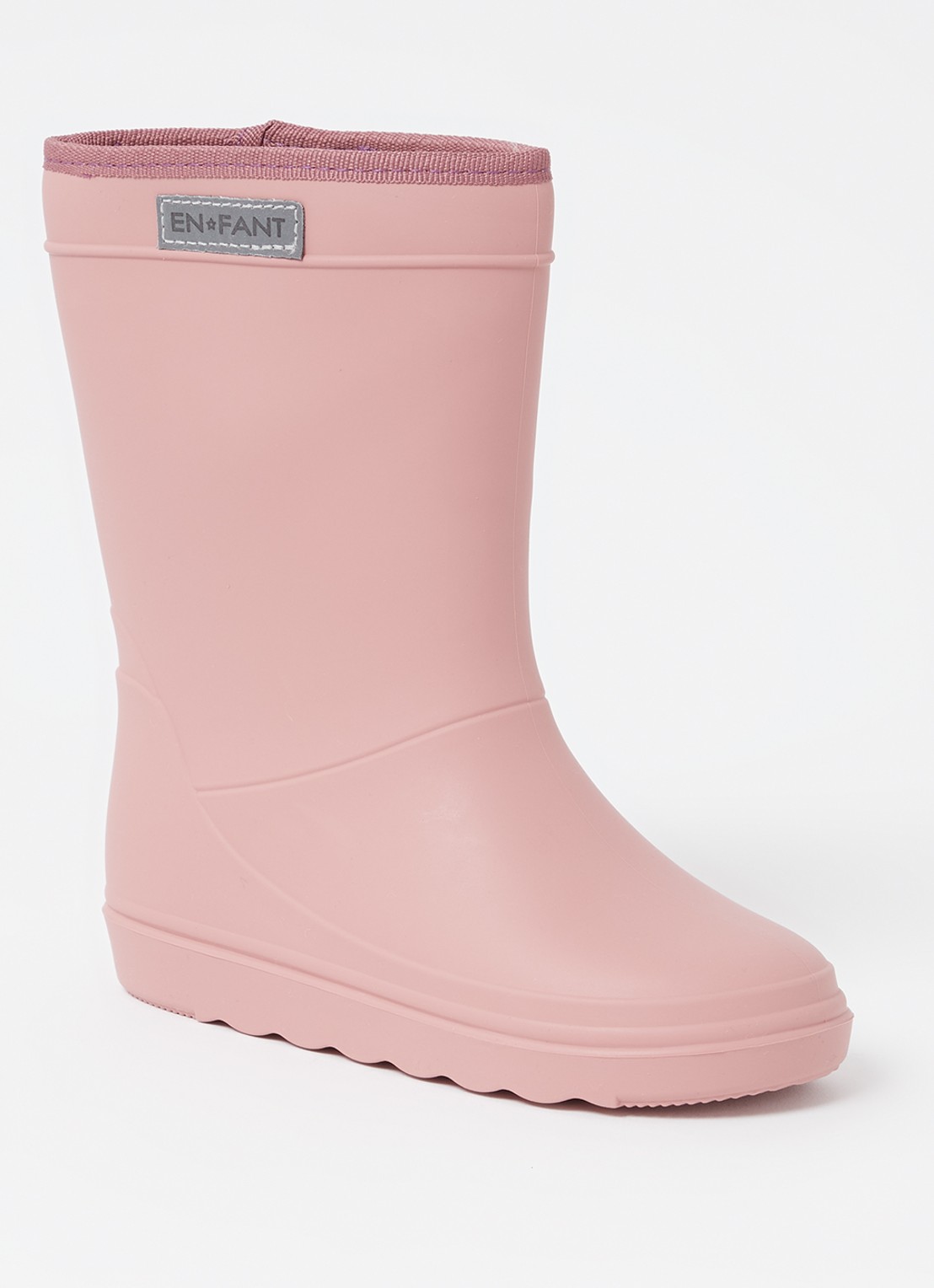 EN FANT Regenlaars met logo - voorkant 3 roze