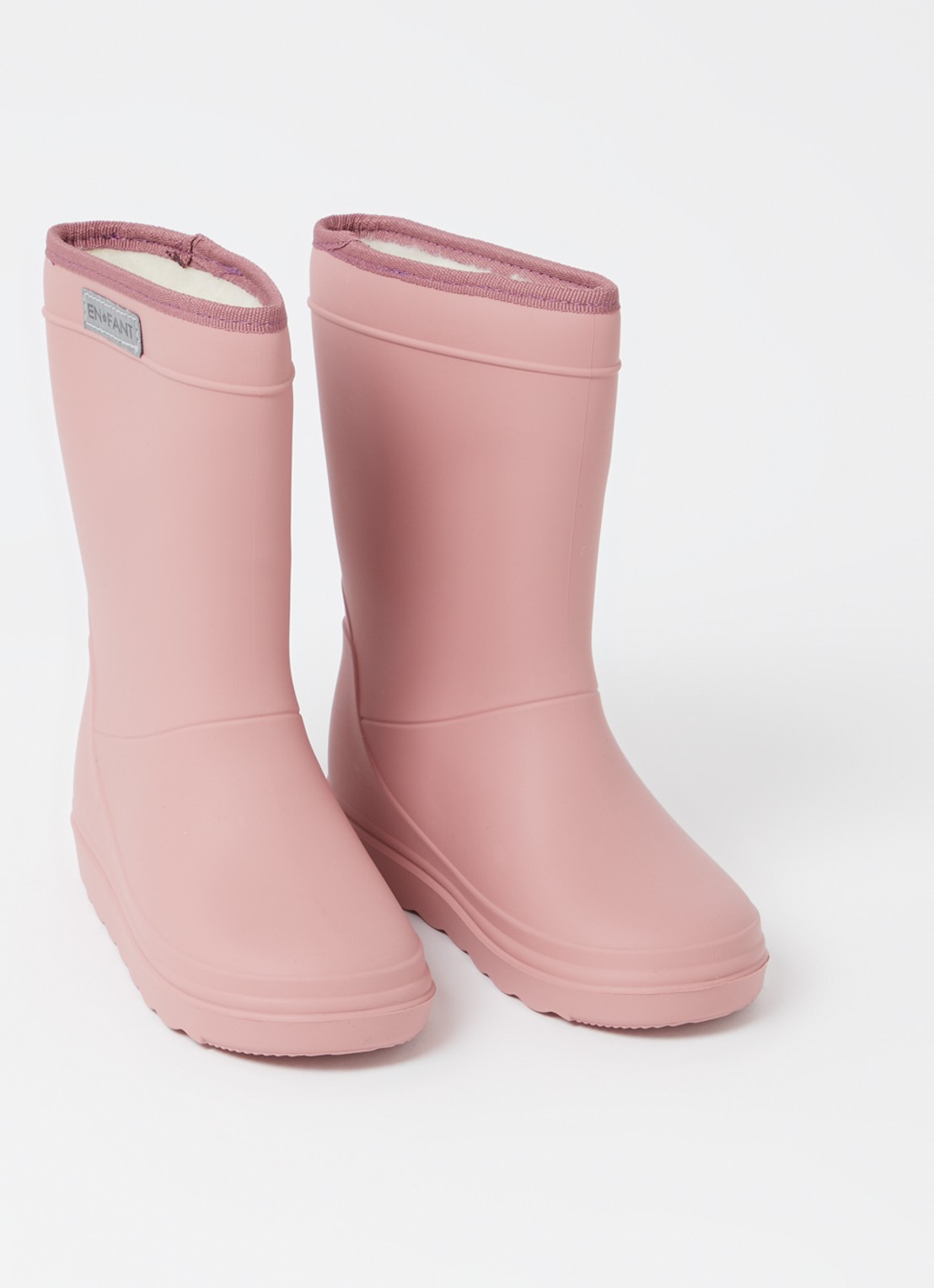 EN FANT Regenlaars met logo - voorkant 4 roze