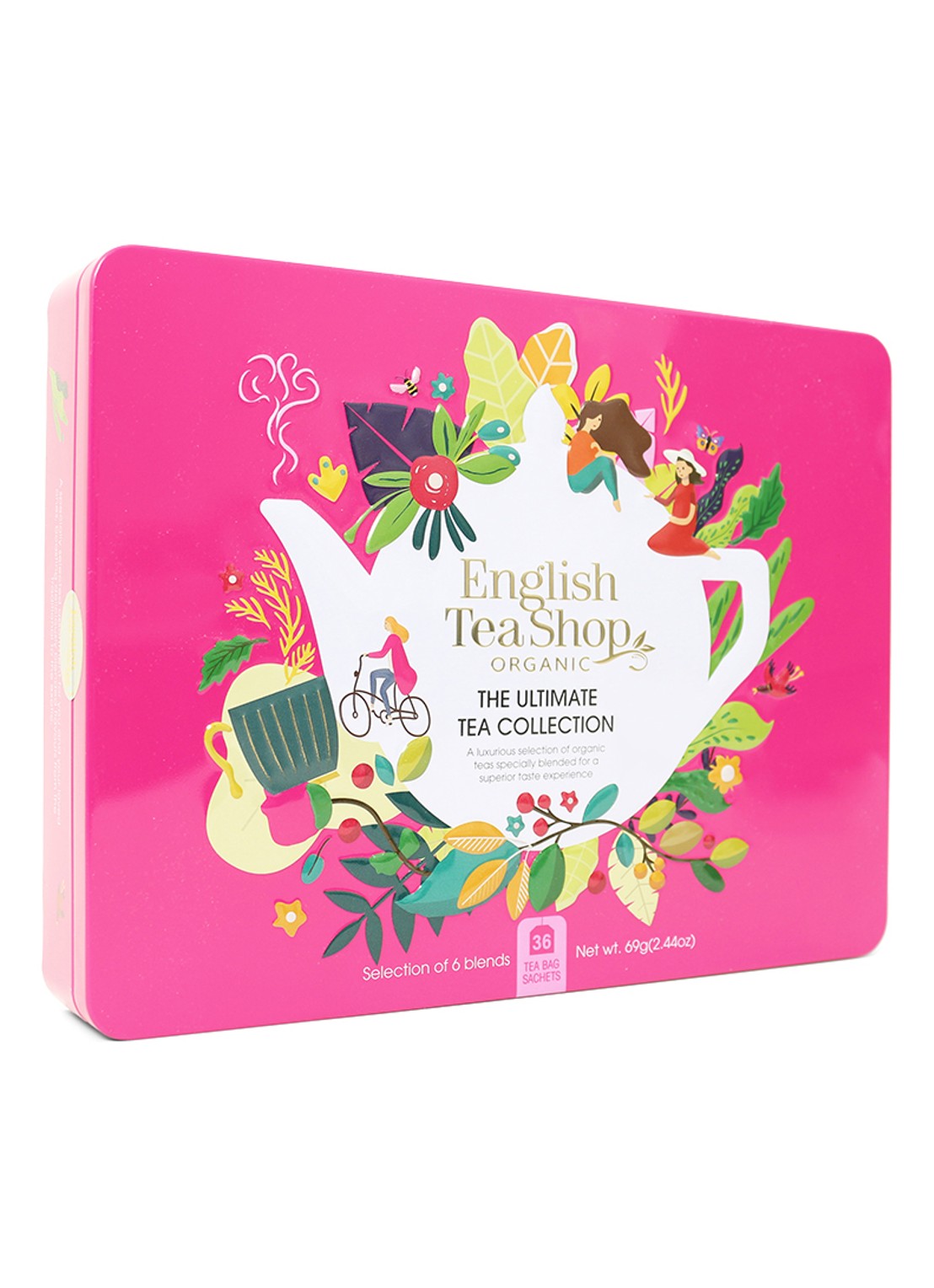 English Tea Shop Ultimate Tea thee in geschenkblik 36 stuks - voorkant 2 undefined