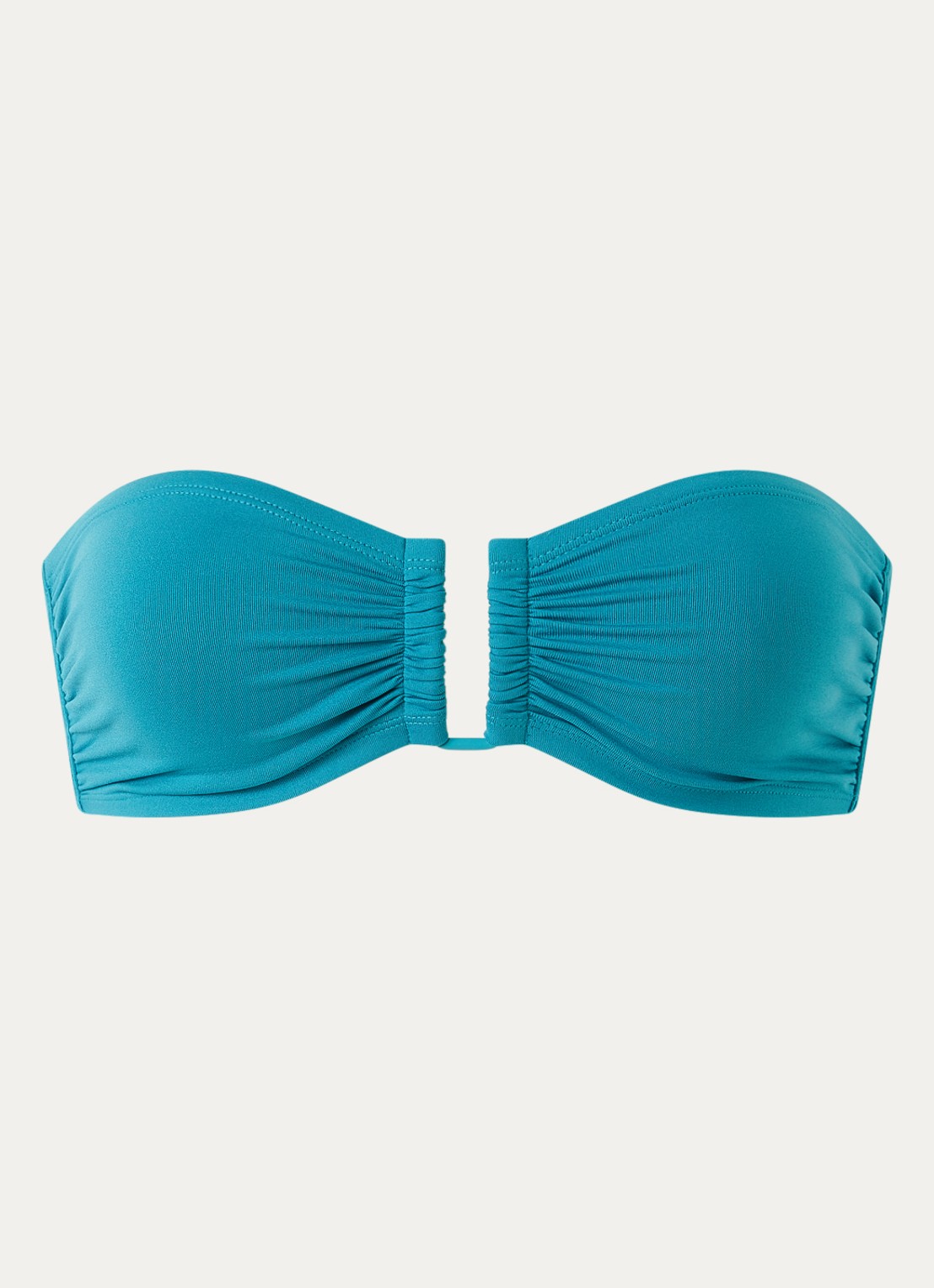 Eres Bandeau bikinitop - voorkant antraciet