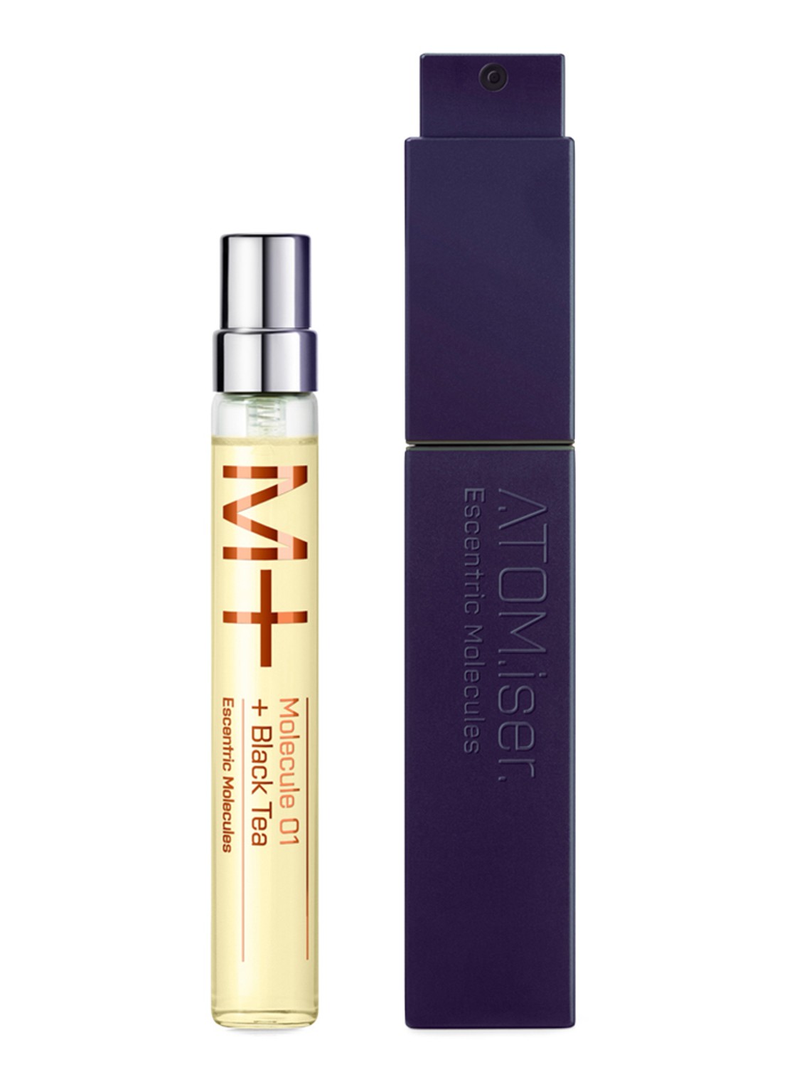 Escentric Molecules M+ Black Tea Atomiser Set - travel size parfumset  - voorkant 6 undefined