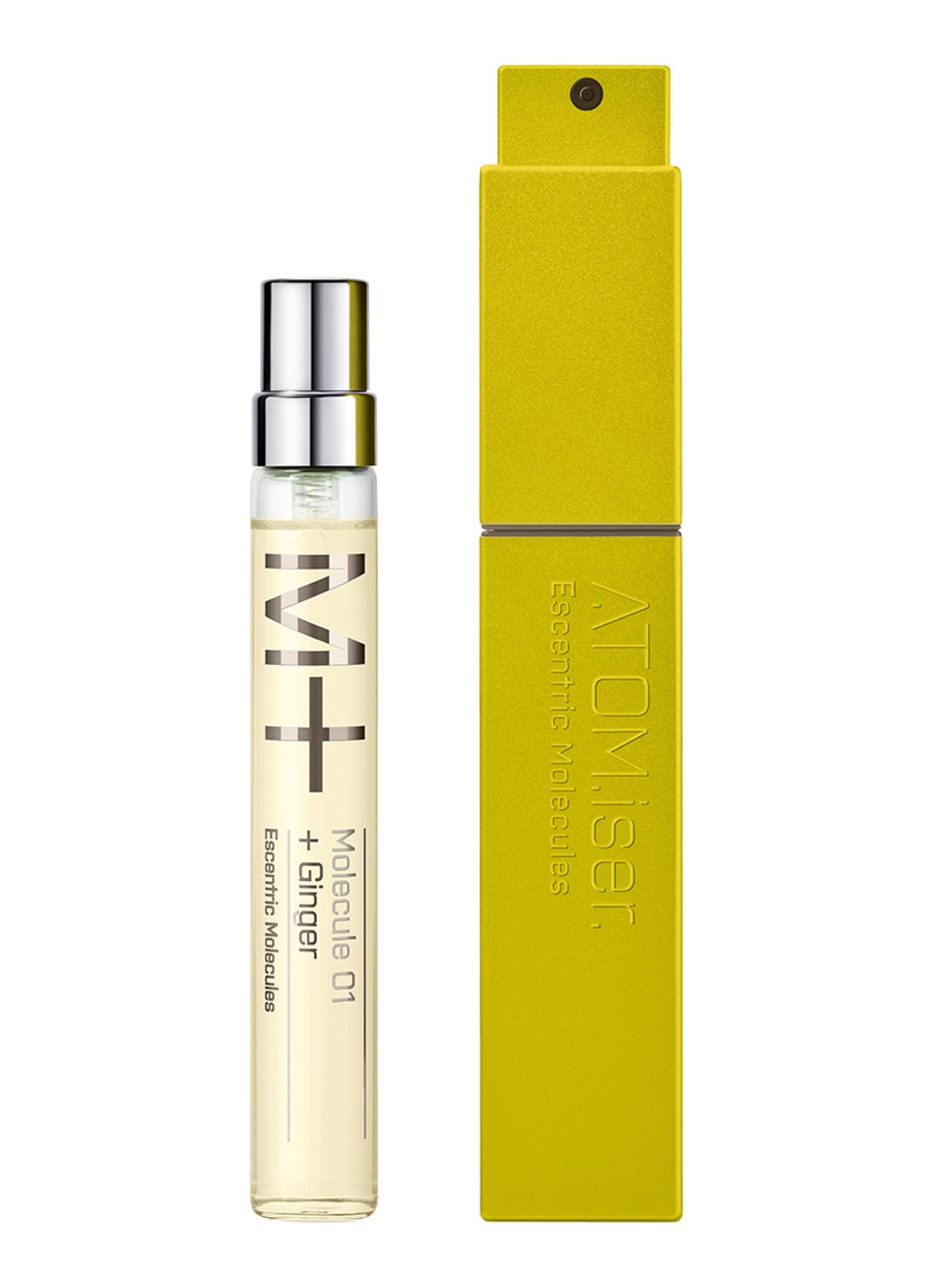 Escentric Molecules M+ Ginger Atomiser Set - travel size parfumset  - voorkant 2 undefined