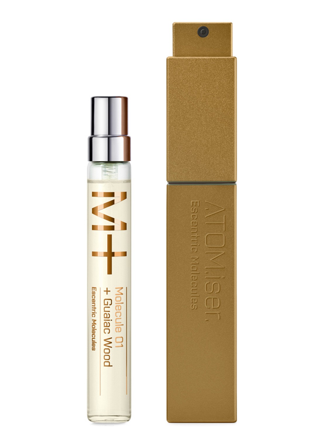 Escentric Molecules M+ Guaiac Wood Atomiser Set - travel size parfumset  - voorkant 2 undefined