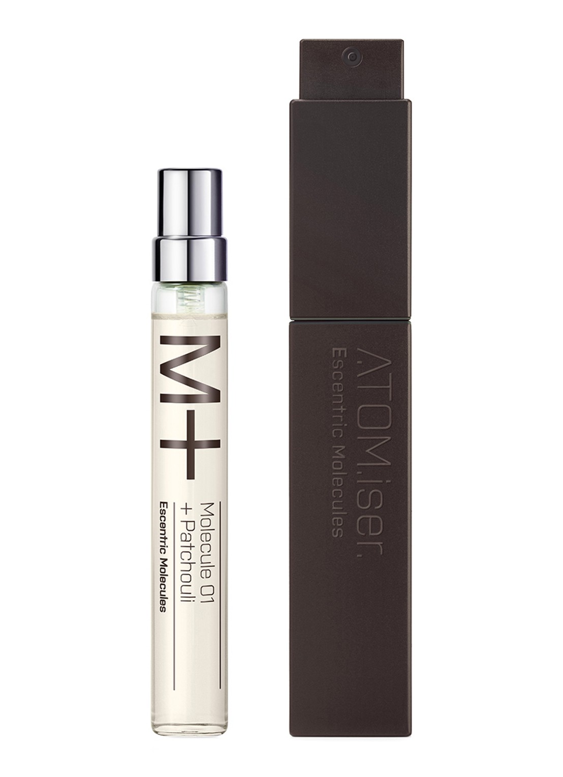 Escentric Molecules M+ Patchouli Atomiser Set - travel size parfumset  - voorkant undefined